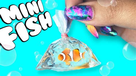 fake fish in a bag|DIY Miniature Fish in a Bag .